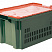 Ящик пластиковый Арт. 602-1 Safe PRO; 600x400x315  (с крышкой на петлях)